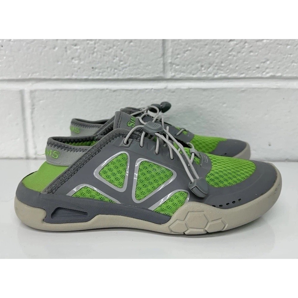 Simms Currents Closed Toe Water Shoes / Green & Gray / Women's 37 US 6